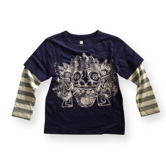 Tea Collection dragon Barong batik layer tee - Picture 1 of 4